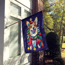 Load image into Gallery viewer, Corgi Christmas House Flag
