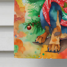 Load image into Gallery viewer, Dachshund Christmas House Flag