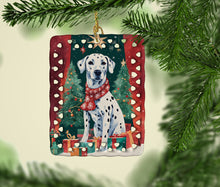 Load image into Gallery viewer, Dalmatian Christmas Porcelain Ornament