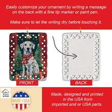 Load image into Gallery viewer, Dalmatian Christmas Porcelain Ornament