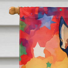 Load image into Gallery viewer, Doberman Pinscher Christmas House Flag
