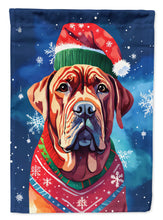 Load image into Gallery viewer, Dogue de Bordeaux Christmas House Flag