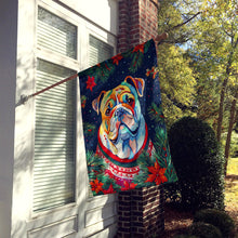 Load image into Gallery viewer, English Bulldog Christmas House Flag