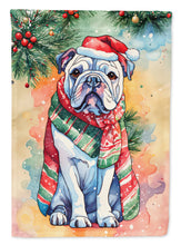 Load image into Gallery viewer, English Bulldog Christmas House Flag