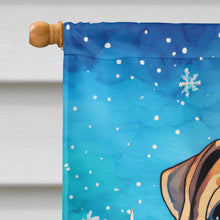 Load image into Gallery viewer, English Bulldog Christmas House Flag