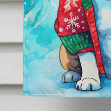 Load image into Gallery viewer, English Bulldog Christmas House Flag
