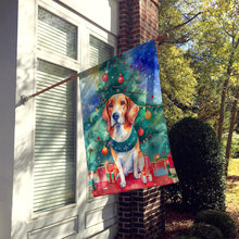 Load image into Gallery viewer, English Foxhound Christmas House Flag