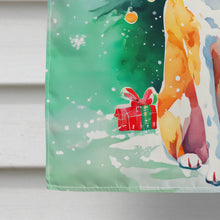 Load image into Gallery viewer, English Foxhound Christmas House Flag