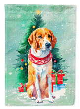 Load image into Gallery viewer, English Foxhound Christmas House Flag