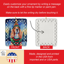 Load image into Gallery viewer, English Setter Christmas Porcelain Ornament