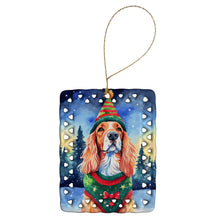 Load image into Gallery viewer, English Setter Christmas Porcelain Ornament