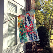 Load image into Gallery viewer, English Springer Spaniel Christmas House Flag