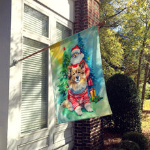 Load image into Gallery viewer, Finnish Lapphund Christmas House Flag