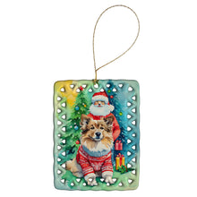 Load image into Gallery viewer, Finnish Lapphund Christmas Porcelain Ornament