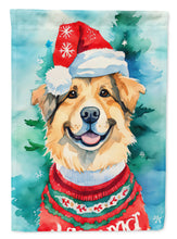 Load image into Gallery viewer, Finnish Lapphund Christmas House Flag
