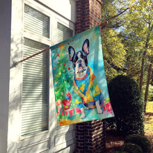 Load image into Gallery viewer, French Bulldog Christmas House Flag