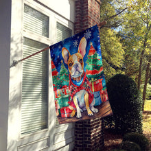 Load image into Gallery viewer, French Bulldog Christmas House Flag