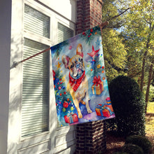 Load image into Gallery viewer, French Bulldog Christmas House Flag