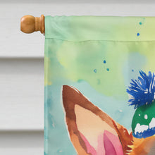 Load image into Gallery viewer, German Shepherd Christmas House Flag