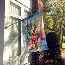 Load image into Gallery viewer, German Shepherd Christmas House Flag