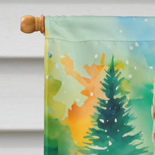 Load image into Gallery viewer, German Shepherd Christmas House Flag