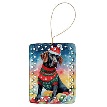 Load image into Gallery viewer, German Shorthaired Pointer Christmas Porcelain Ornament