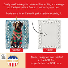 Load image into Gallery viewer, German Shorthaired Pointer Christmas Porcelain Ornament