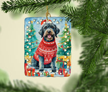 Load image into Gallery viewer, German Wirehaired Pointer Christmas Porcelain Ornament