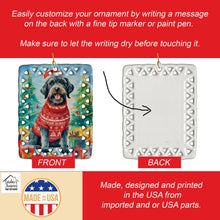 Load image into Gallery viewer, German Wirehaired Pointer Christmas Porcelain Ornament