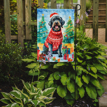 Load image into Gallery viewer, German Wirehaired Pointer Christmas Garden Flag – Cozy Dog Holiday Decor with Tree &amp; Presents