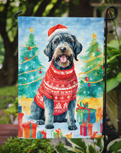Load image into Gallery viewer, German Wirehaired Pointer Christmas Garden Flag – Cozy Dog Holiday Decor with Tree &amp; Presents