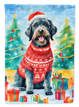Load image into Gallery viewer, German Wirehaired Pointer Christmas Garden Flag – Cozy Dog Holiday Decor with Tree &amp; Presents