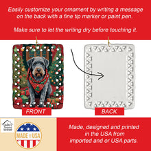 Load image into Gallery viewer, German Wirehaired Pointer Christmas Porcelain Ornament