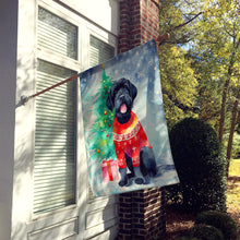 Load image into Gallery viewer, Giant Schnauzer Christmas House Flag