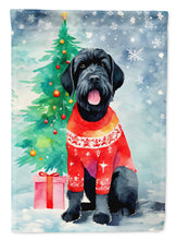 Load image into Gallery viewer, Giant Schnauzer Christmas House Flag