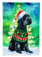 Load image into Gallery viewer, Giant Schnauzer Christmas House Flag