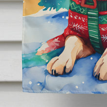 Load image into Gallery viewer, Golden Retriever Christmas House Flag