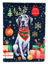 Load image into Gallery viewer, Great Dane Christmas House Flag
