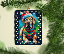 Load image into Gallery viewer, Great Dane Christmas Porcelain Ornament