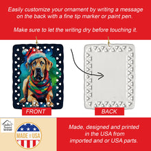 Load image into Gallery viewer, Great Dane Christmas Porcelain Ornament