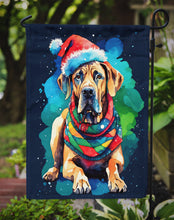 Load image into Gallery viewer, Great Dane Christmas Garden Flag – Cozy Dog Holiday Decor with Tree &amp; Presents