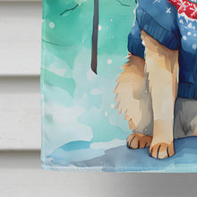 Load image into Gallery viewer, Keeshond Christmas House Flag