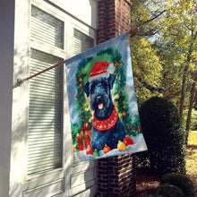 Load image into Gallery viewer, Kerry Blue Terrier Christmas House Flag