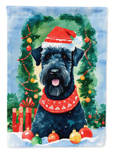 Load image into Gallery viewer, Kerry Blue Terrier Christmas House Flag