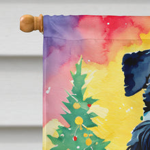 Load image into Gallery viewer, Kerry Blue Terrier Christmas House Flag