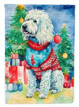 Load image into Gallery viewer, Komondor Christmas House Flag