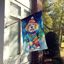 Load image into Gallery viewer, Komondor Christmas House Flag