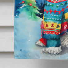 Load image into Gallery viewer, Komondor Christmas House Flag