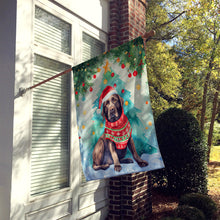 Load image into Gallery viewer, Chocolate Labrador Retriever Christmas House Flag
