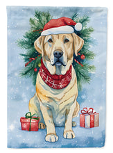 Load image into Gallery viewer, Yellow Labrador Retriever Christmas House Flag